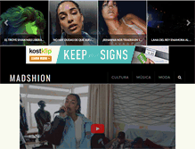 Tablet Screenshot of madshion.com